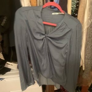Urban outfitters flowy blue/gray shirt